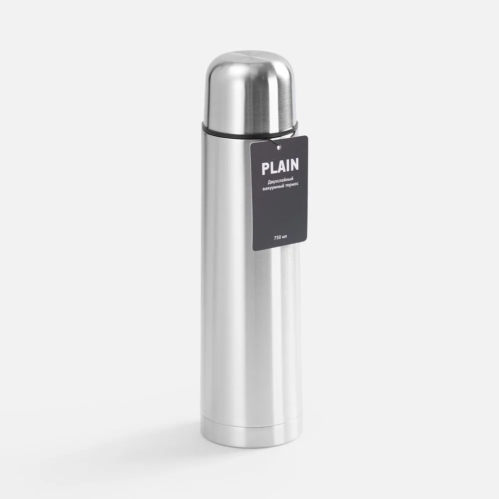Термос Plain 750 ver.2, черный