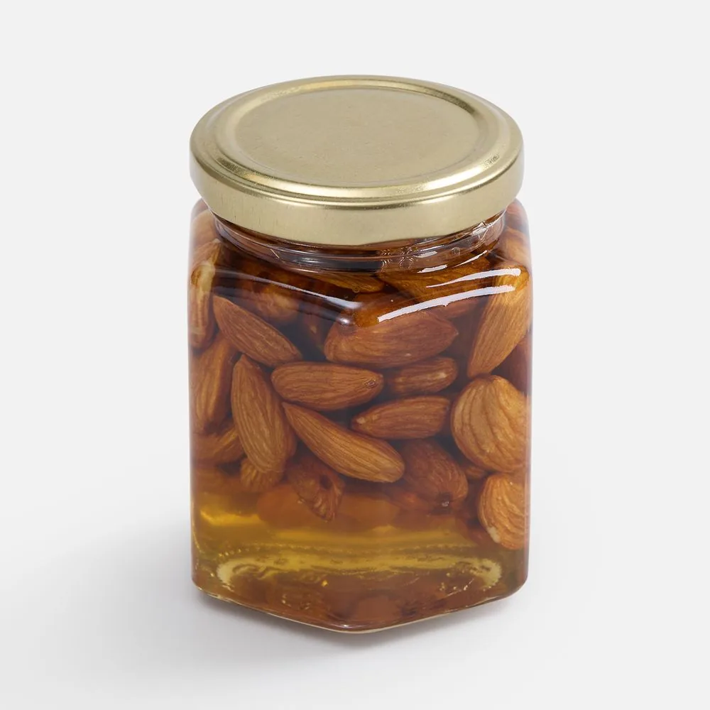 Мед Allnutty с орехами, черный