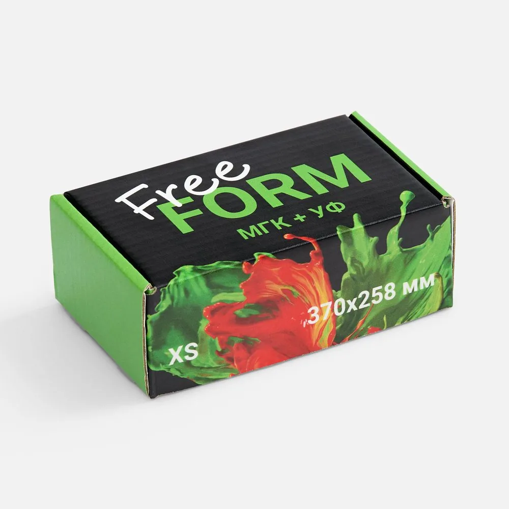 Коробка с печатью на заказ Freeform, черный