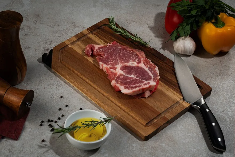 Набор для нарезки с шеф-ножом First Chop, черный