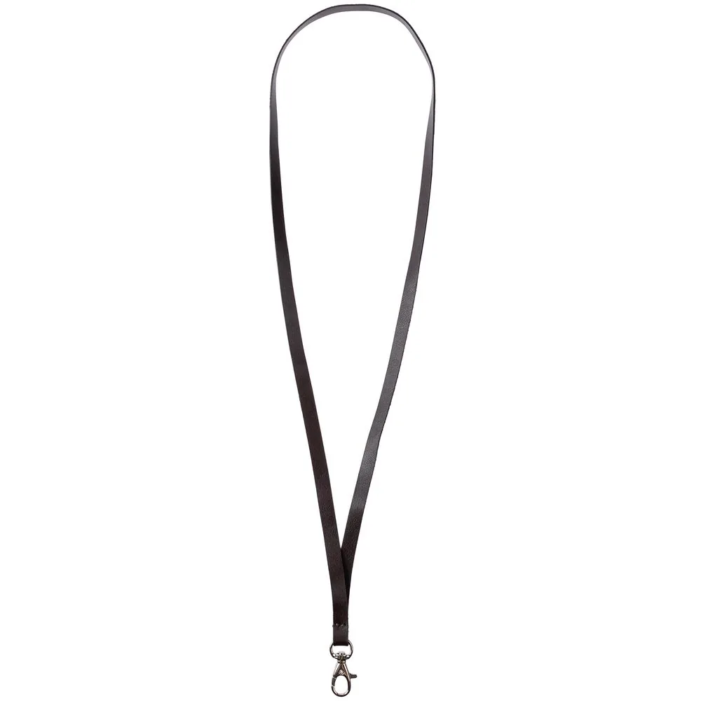 Лента для бейджа Leather Long, цвет уточняется