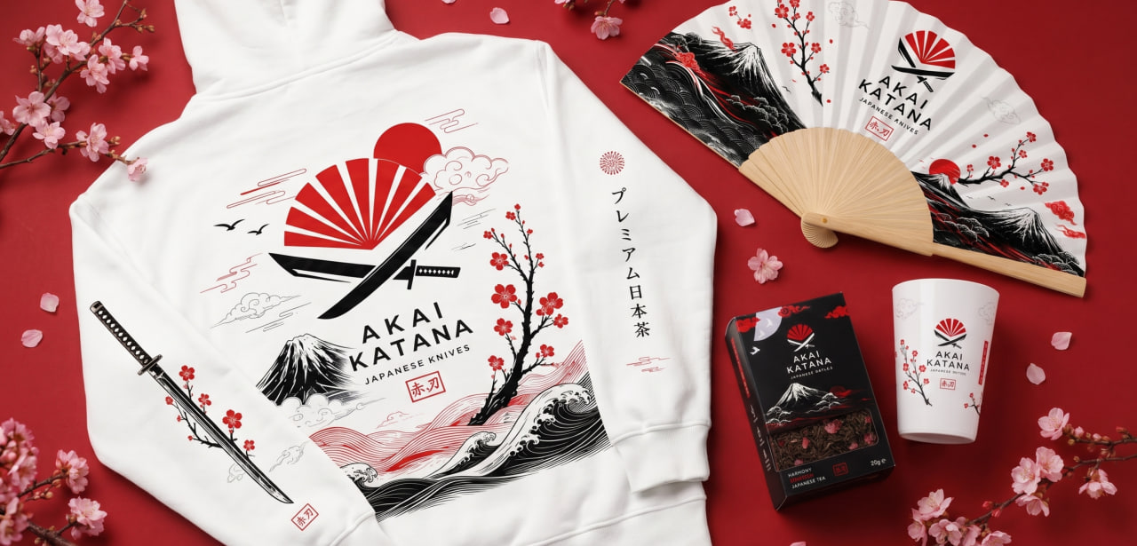 Брендинг и дизайн для Akai Katana: фотография реализованного проекта 9