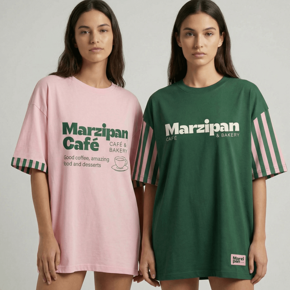 Футболка: Marzipan Caf: фотография реализованного проекта 4