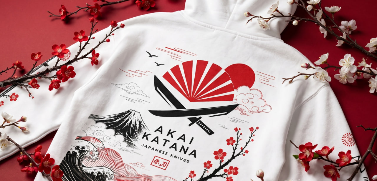 Худи: Akai Katana: фотография реализованного проекта 9