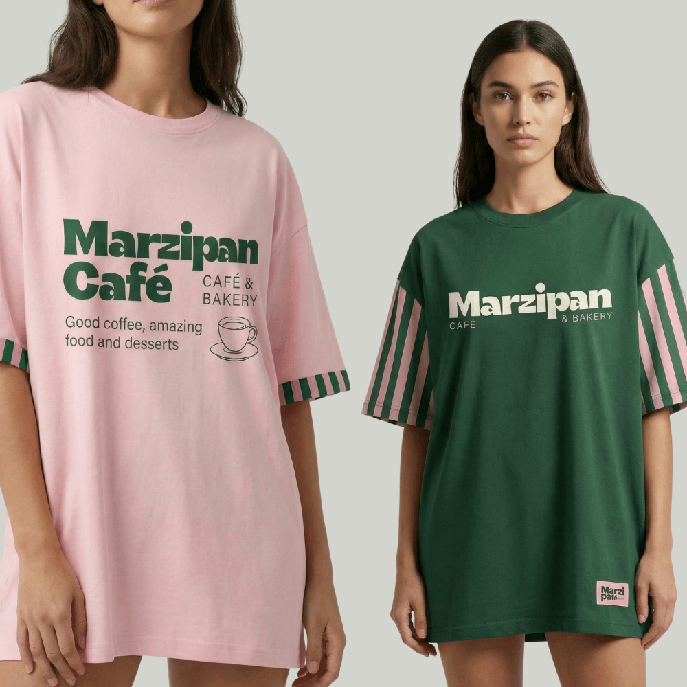Футболка: Marzipan Caf: фотография реализованного проекта 2