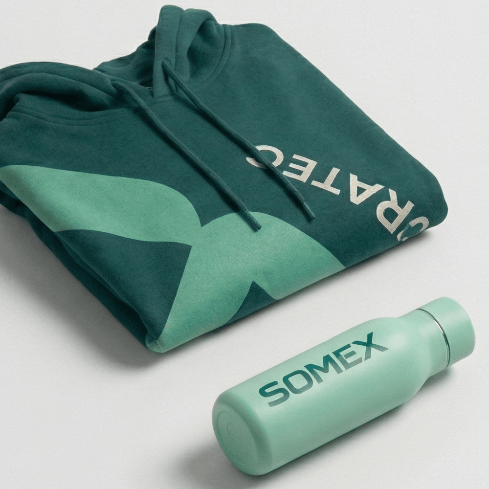 Худи, бутылка, термопосуда и упаковка: Gifts Box: фотография реализованного проекта 3