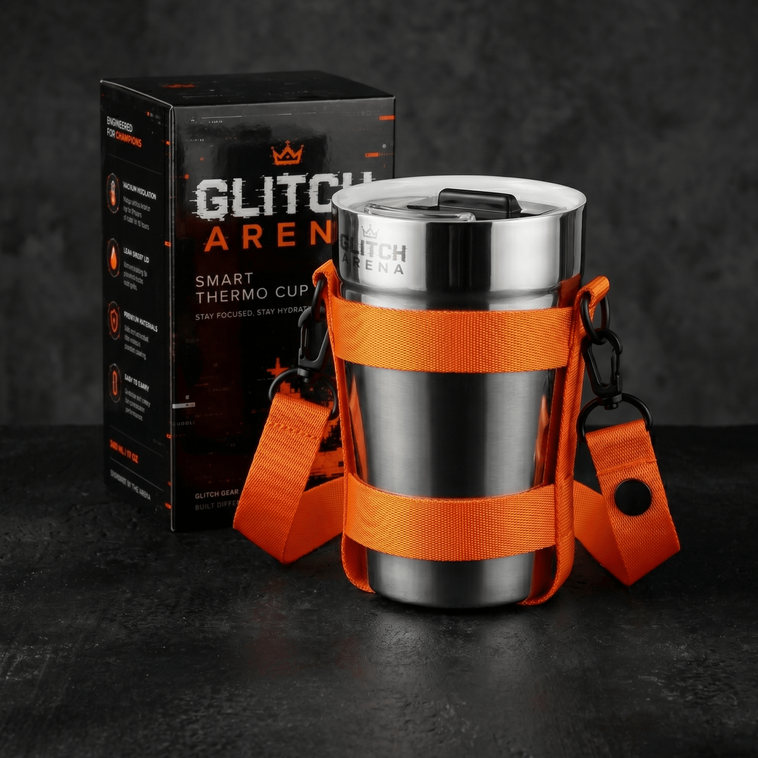 Сумка для термокружки из стропы для GLITCH ARENA: фотография реализованного проекта 2