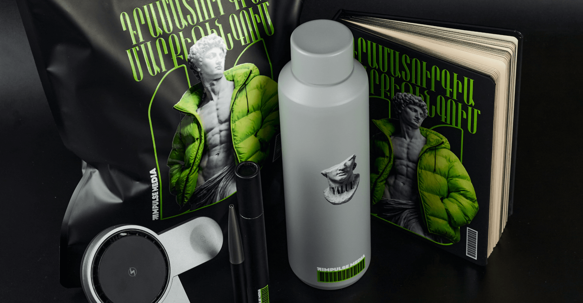 Что в наборе welcome pack Impulse Media: фотография реализованного проекта 9