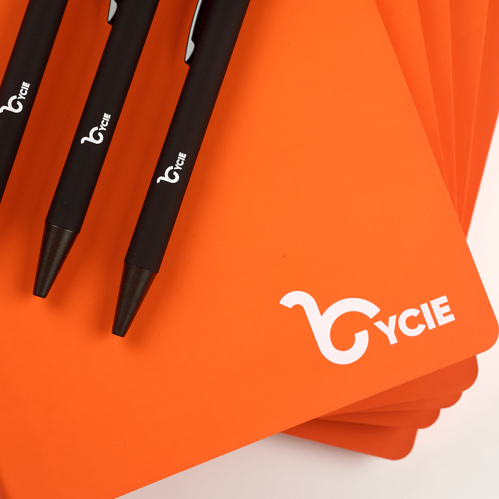 Металлическая ручка YCIE с УФ-печатью логотипа