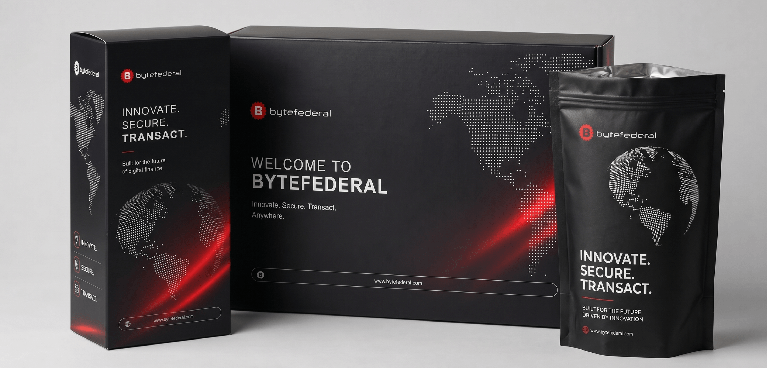 Готовый swag pack ByteFederal перед вручением