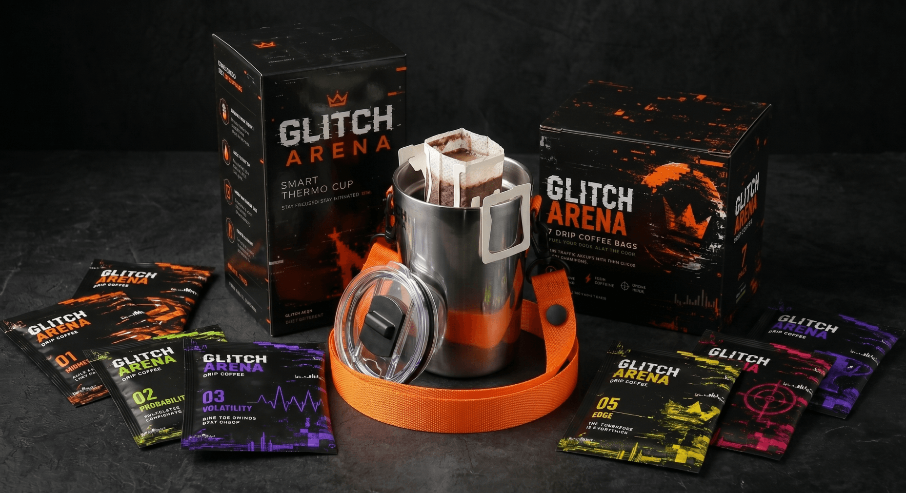 Сумка для термокружки из стропы для GLITCH ARENA: фотография реализованного проекта 8