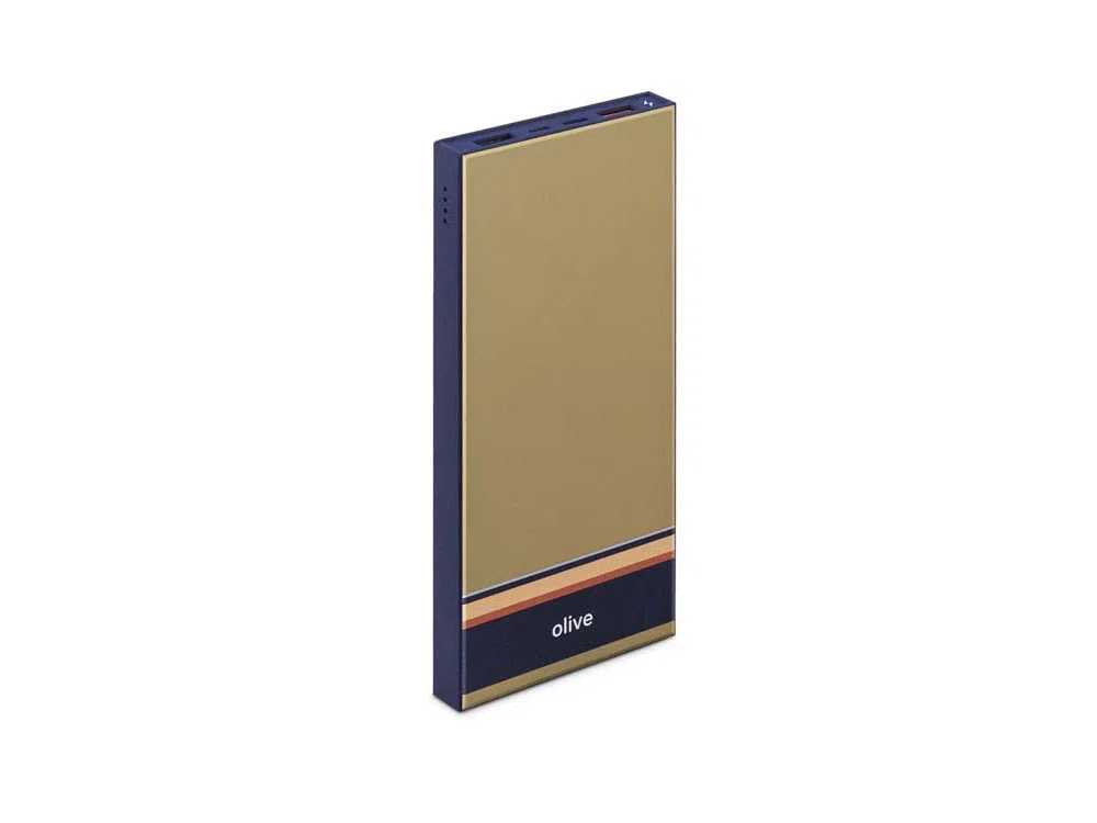 Внешний аккумулятор NEO ARIA, 10000 mAh, бордовый/серый