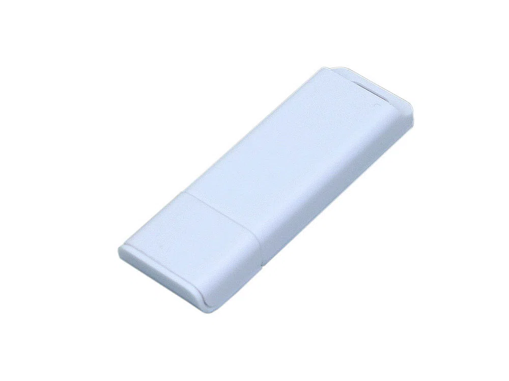 USB 3.0- флешка на 128 Гб с оригинальным двухцветным корпусом, белый