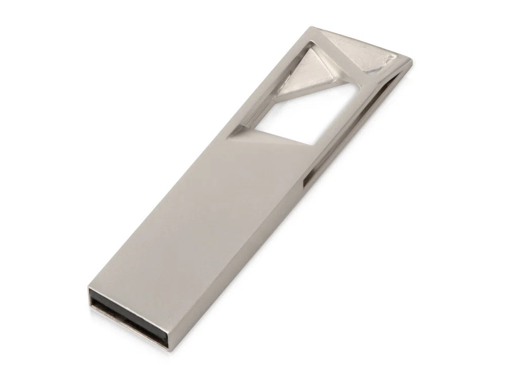 USB 2.0- флешка на 32 Гб Геометрия mini, серебристый