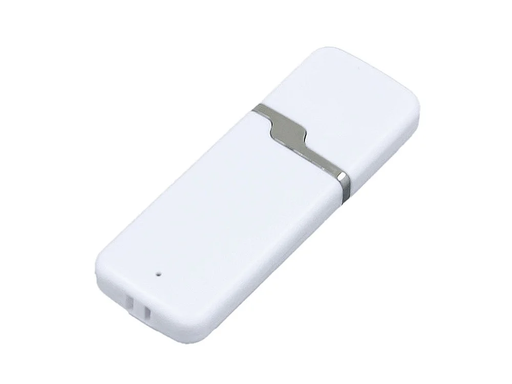 USB 2.0- флешка на 32 Гб с оригинальным колпачком, белый