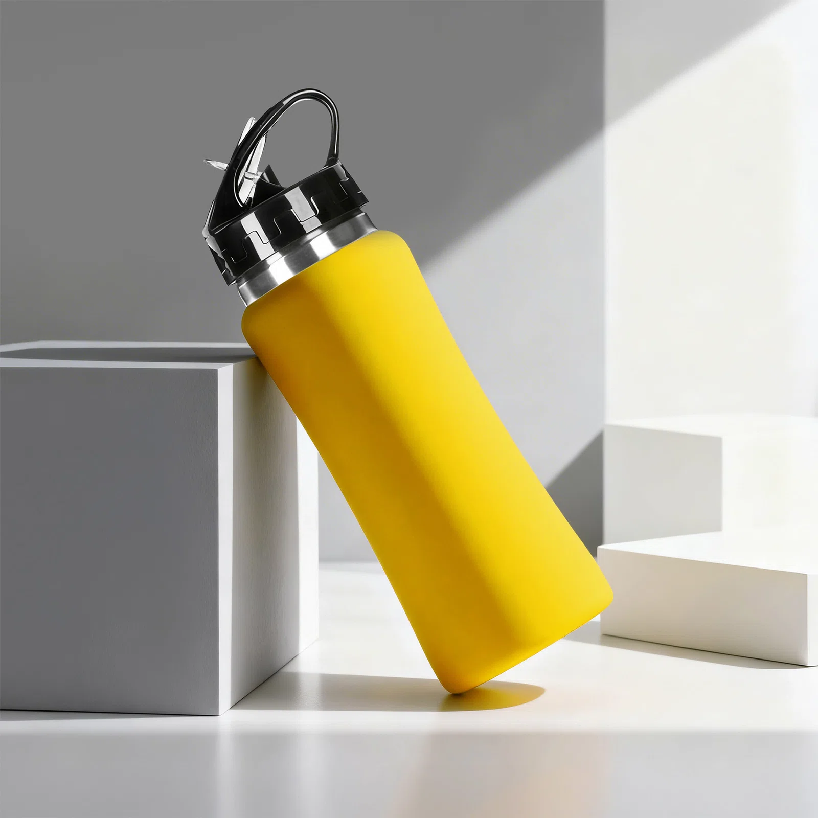 Бутылка для воды Bottle C1, сталь, soft touch, 600 мл