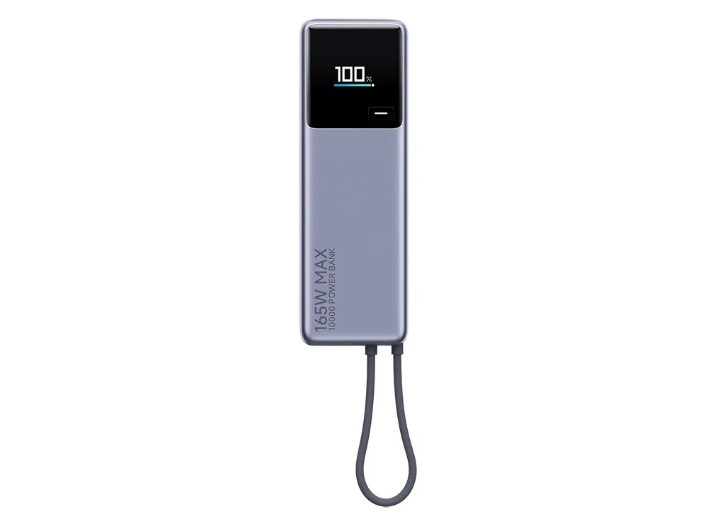 Внешний аккумулятор со встроенным кабелем Xiaomi 165W Power Bank, 10000 мАч