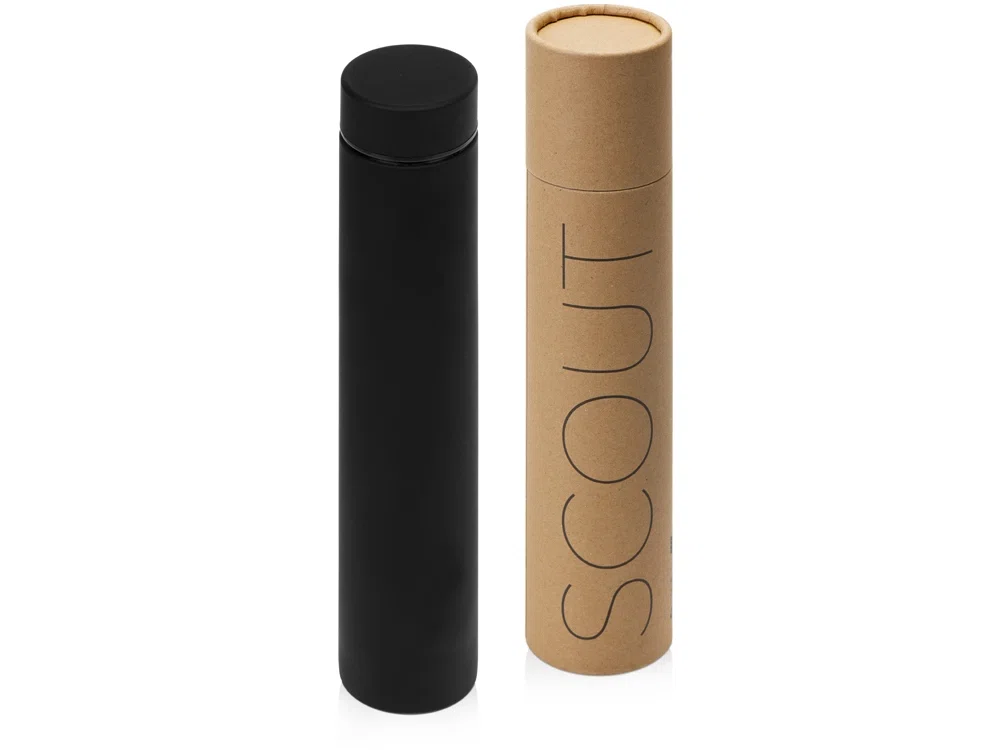 Вакуумный термос Scout, soft-touch, 235 мл, тубус