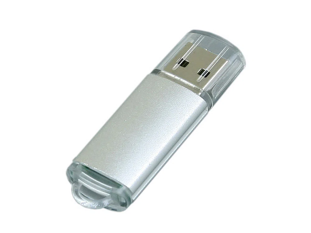 USB 3.0- флешка на 64 Гб с прозрачным колпачком, зеленый
