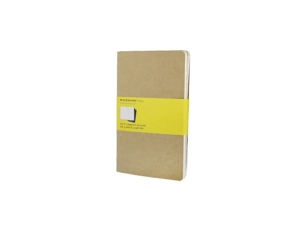 Набор записных книжек А5 Cahier (в клетку), бежевый
