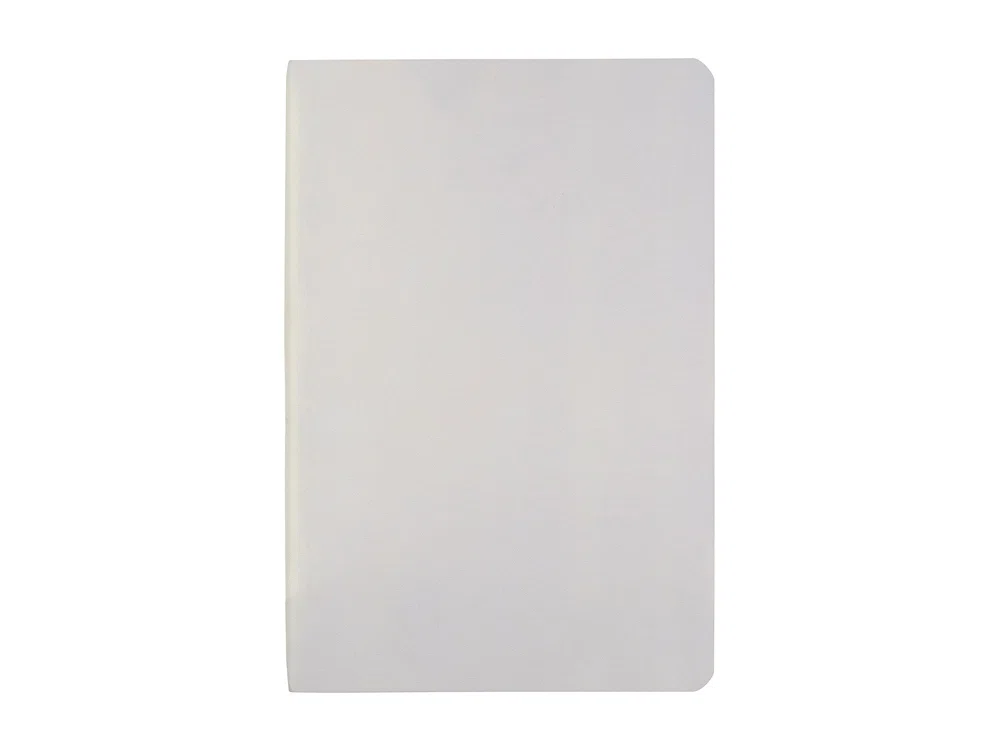 Бизнес тетрадь А5 Megapolis Velvet flex soft touch, белый