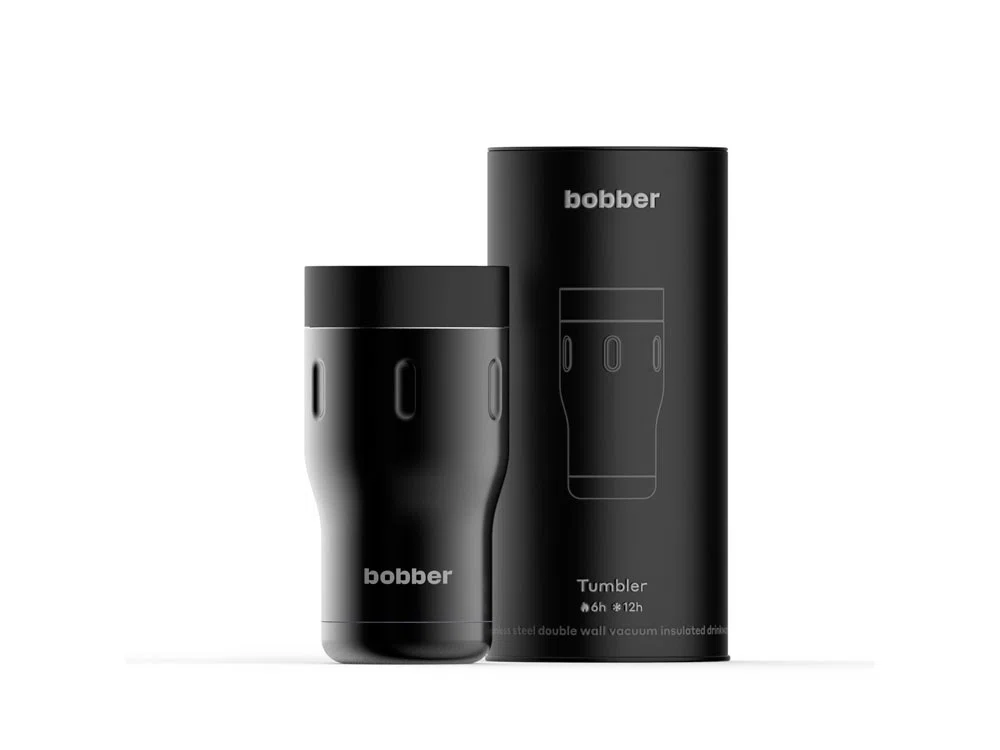 Вакуумная термокружка Tumbler, 350 мл, черный