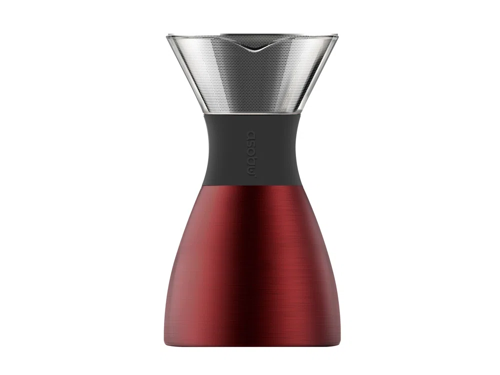 Кофеварка POUR OVER, серебристый/черный