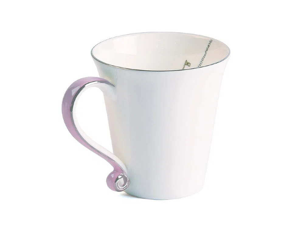 Кружка CUP ALICE PINK, белый