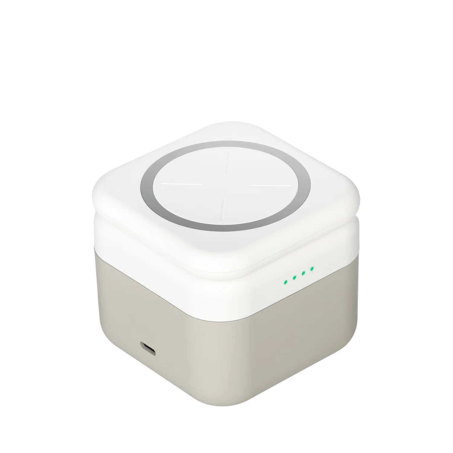 Беспроводная зарядная станция 3в1 15W Куб (Cube Wireless Magnetic), белый