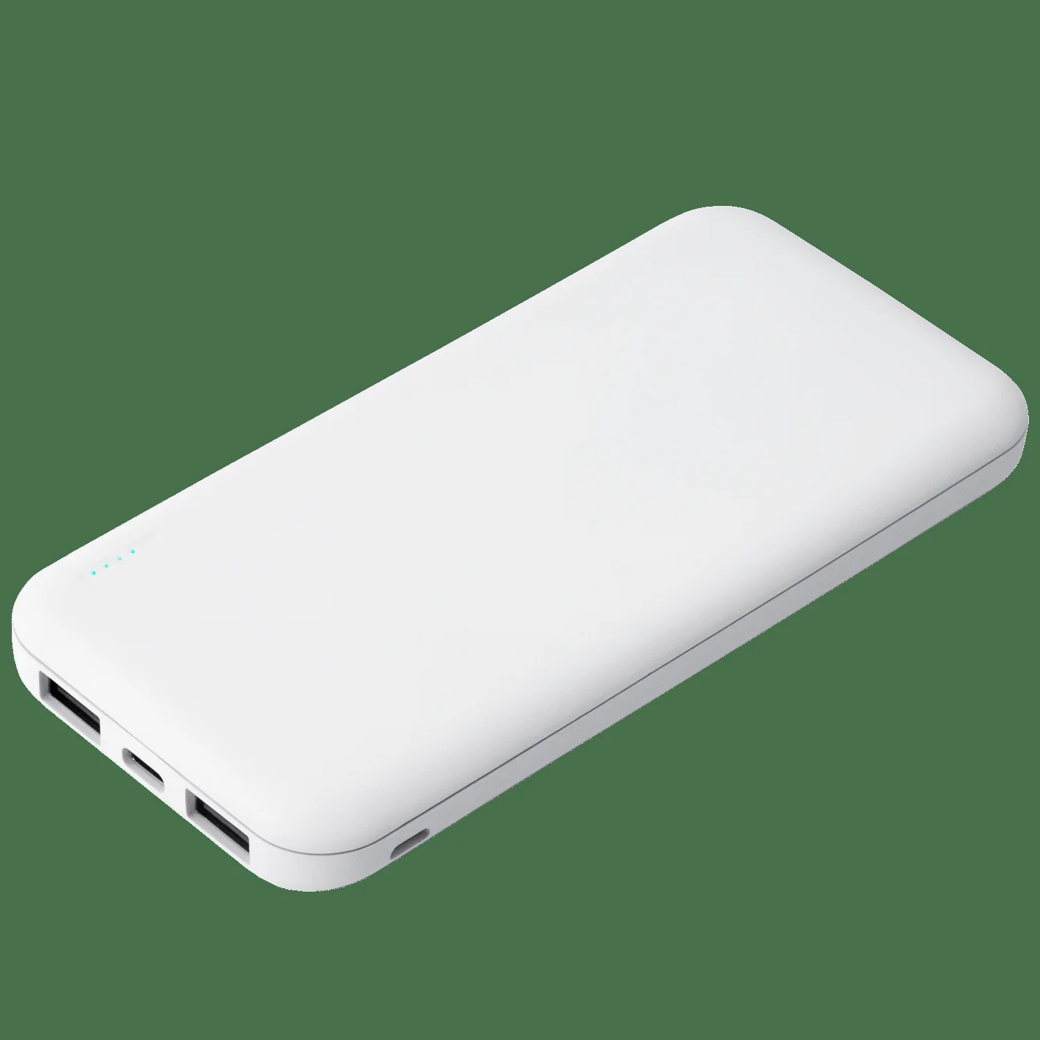 Внешний аккумулятор с подсветкой Люче (Luce) 10000 mAh, белый
