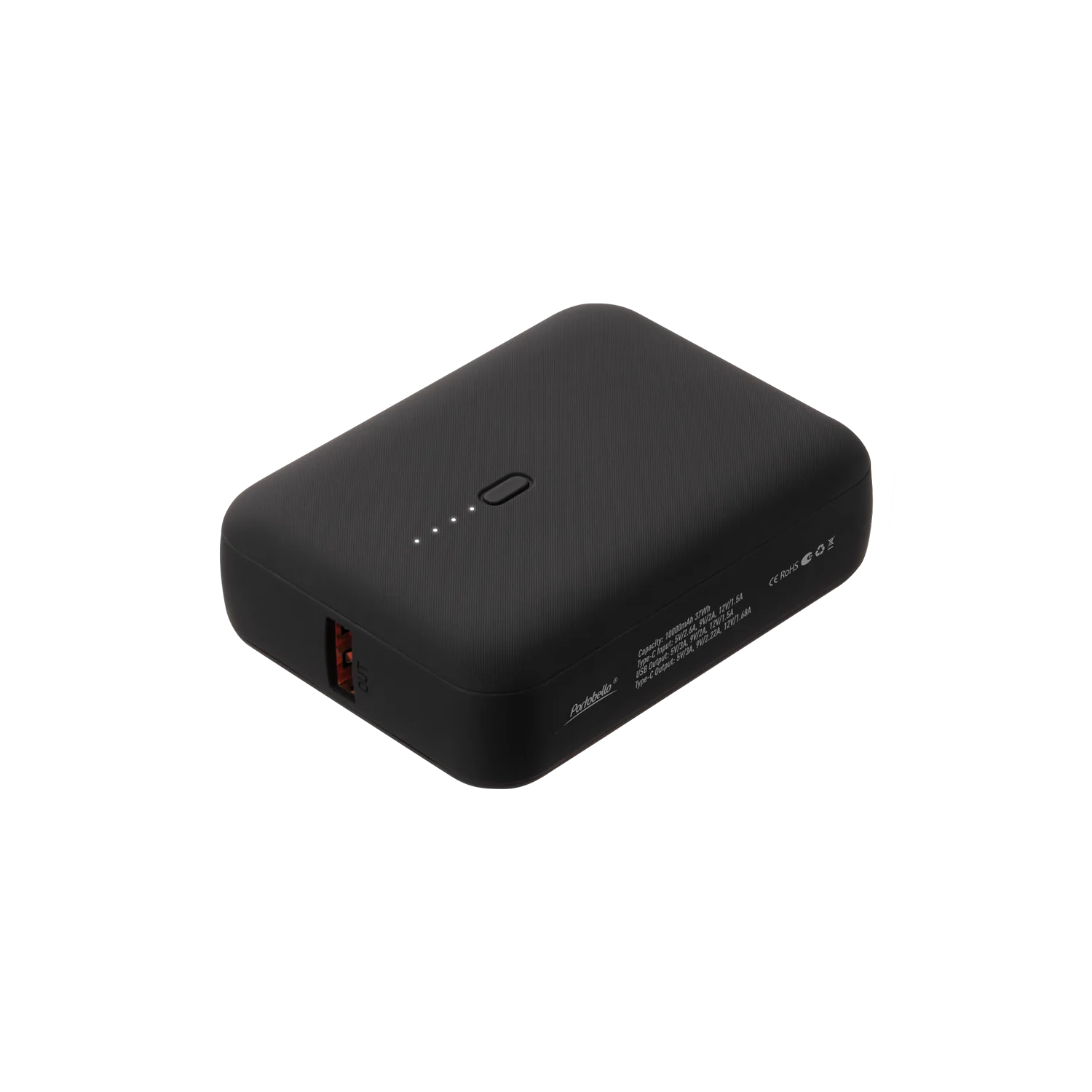 Внешний аккумулятор с функцией быстрой зарядки Формула (Formula) 10000 mAh, синий